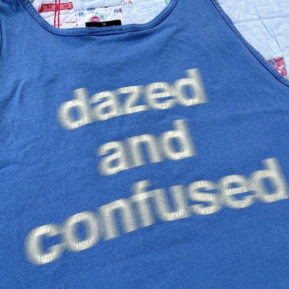 Vintage 90s Over The Edge Dazed and Confused Promo Tank Top Single Stitch Tee XL - Picture 2 of 10